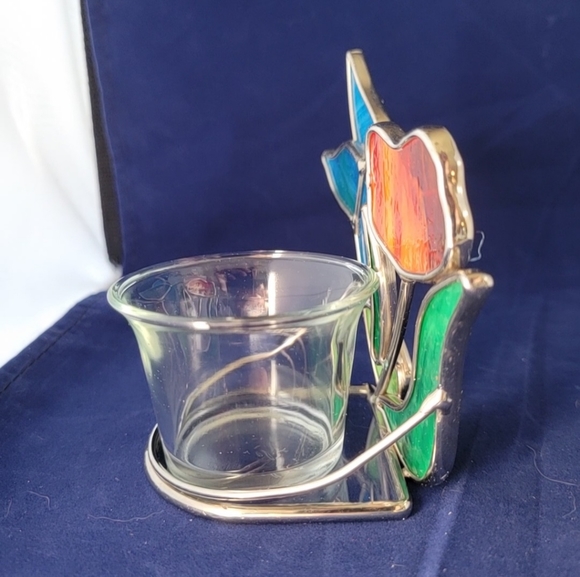 Hummingbird Stainglass Tealight Holder All Occasion/Holiday/Kids/Spring/Summer - Picture 5 of 14